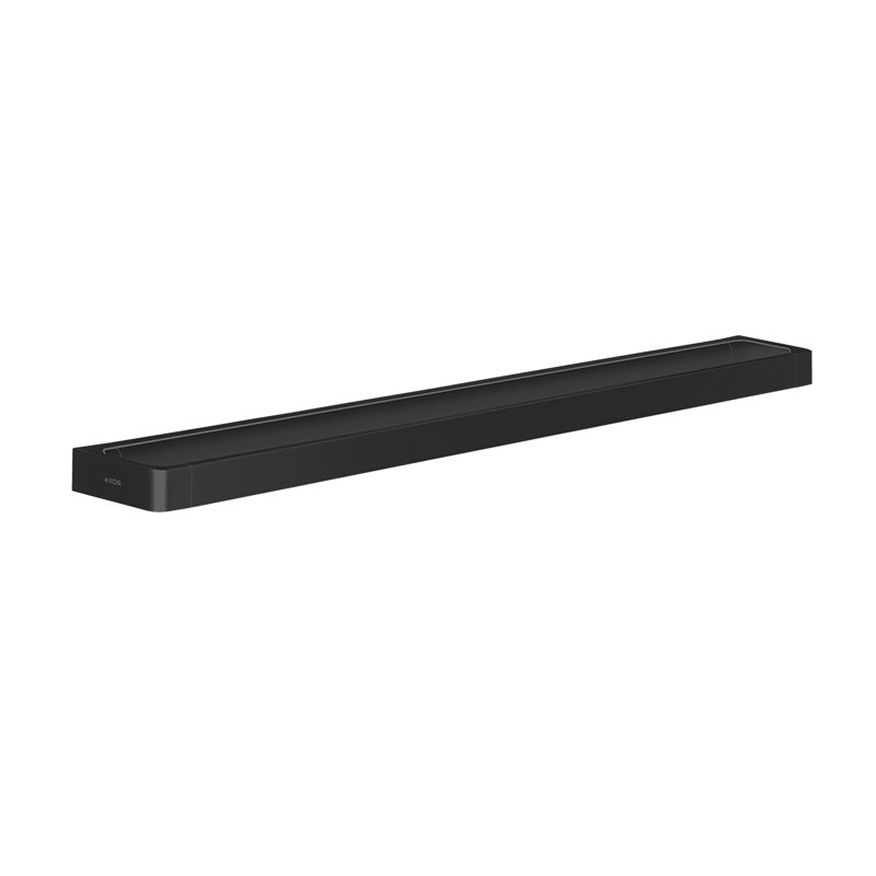 Universal 27" Wall Mounted Towel Bar, 1.22" H x 1.22" W x 3.3" D, Matte Black