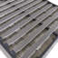 Lit double gris avec options de rangement et tiroirs fonctionnels - Structure de qualité fiable