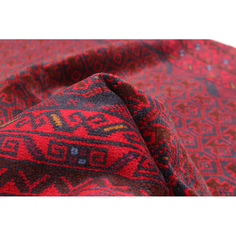 Tapis bleu foncé Teimani 3 pi 4 po x 6 pi 0 po