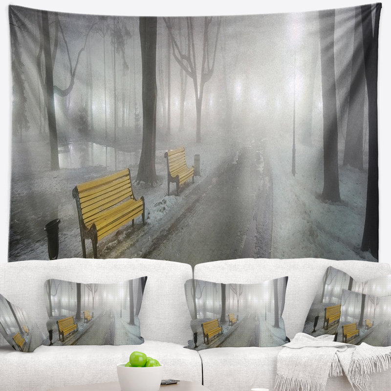 Landscape Polyester Tapestry, 32" H x 39" W