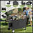 Outdoor Grill Table With Storage,Rolling Bar Cart Outdoor BBQ Cart