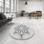 Tapis blanc/noir à motifs-1681755177