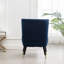 Chaise contemporaine sans accoudoirs en polyester rembourrée à 4 pieds-637693207