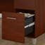 Ensemble de bureau d'ordinateur en L avec huche Magomed-679875049