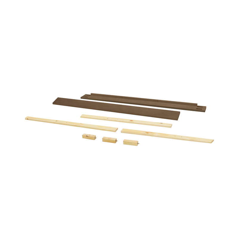 Full Size Bed Conversion Kit, Derby Brown