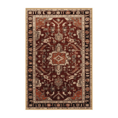 Machine Washable Turkish Brown Area Rug