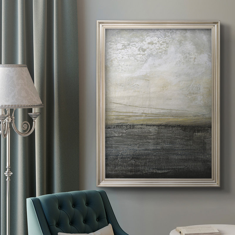 «Misty Landscape», reproduction sur toile encadrée, L 23 po x H 32 po