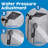 Shower Head, Rain Shower Head With Handheld Spray Combo And Adjustable Extension Arm, 3-Way Flow Regulator, High Pressure Rain Fall Hose-119401088