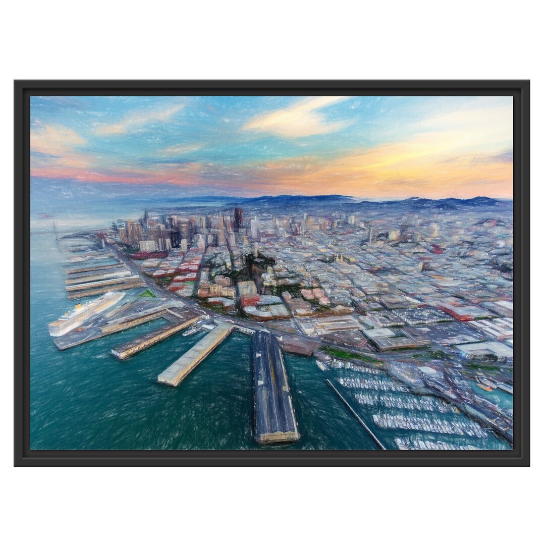 Gerahmtes Wandbild San Francisco