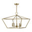 Veasey 5 - Light Dimmable Lantern Square / Rectangle Chandelier-798503512