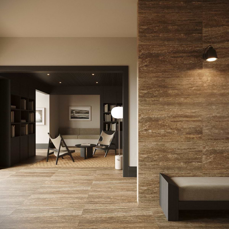 Travertine Striato 18x36 Honed & Filled Travertine Tile