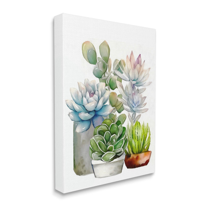 «Au-767-Canvas Mixed P pot», impression sur toile par Ziwei Li, H 20 po x l 16 po x P 1,5 po