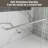 56'' - 60'' W x 70'' H Framed Double Sliding Shower Door – Clear Glass, SGCC Certified-109786637
