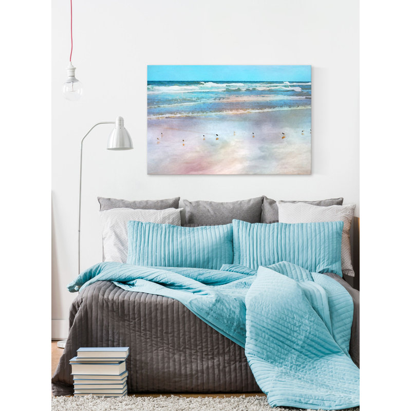"Tranquil Horizon" Print on Wrapped Canvas, 12" H x 18" W x 1.5" D