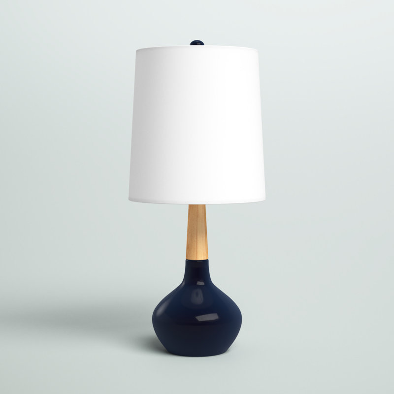 Lampe de table 25 po Burwell, Bleu marine