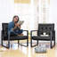 Fauteuil capitonné de l 23,23 po Tikyra-3033655-51042007