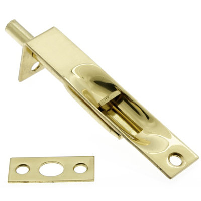 Solid Brass Flush Bolt with Square End