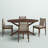 Bayah 4 - Person Pedestal Dining Set