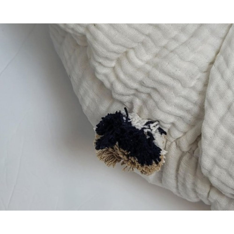 Oreiller rond Ls Romy Muslin