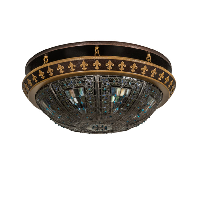 Salcombe Glass Flush Mount