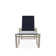 Holna Outdoor Rust-Resistant Metal Chaise Lounge