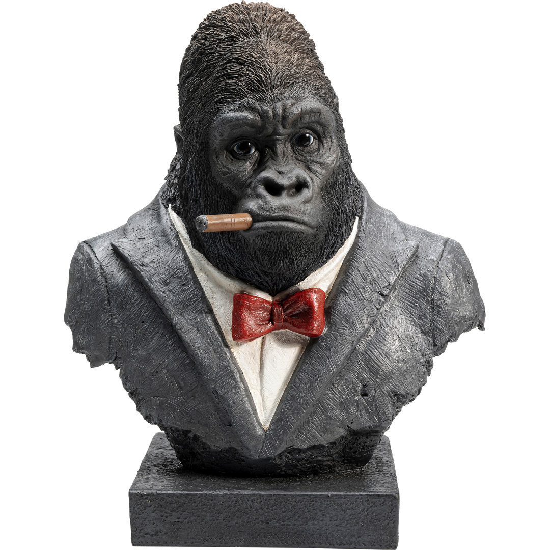 Dekoratives Objekt Rauchender Gorilla 48cm