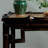 Handcrafted Bamboo Table Carbonized Weave Spacious
