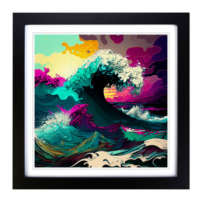 Ocean Pop Art - Framed Print