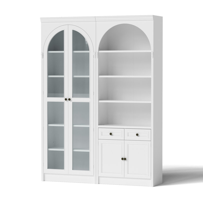 Vitrine arquée 86,6 "H x 63"