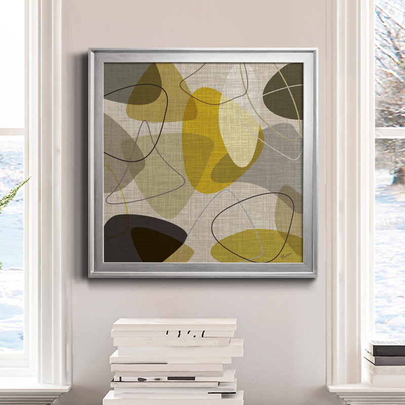 Sandstone I - cadre photo, impression sur toile, H 30,5 po x l 30,5 po x P 1,5 po, Argent