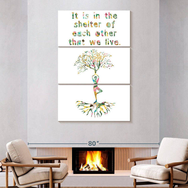Tergel Yoga Tree, 74" H x 48" W