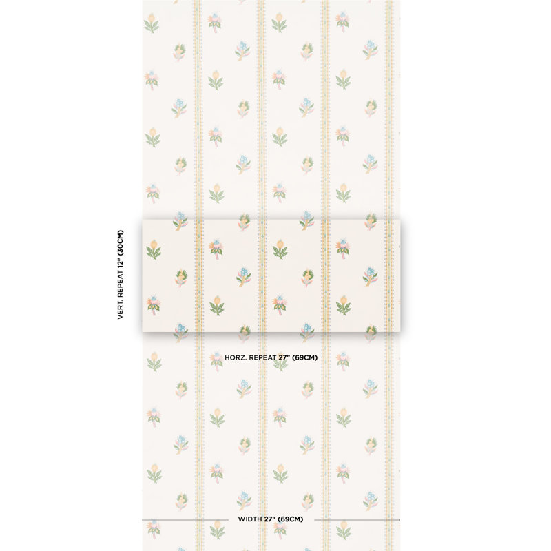 Les Fleurs Exotiques Wallpaper, Citron