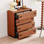 Commode d'appoint de rangement moderne à 4 tiroirs