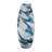 Hand-Blown Glass Vase with Elegant Swirl Design-89107418