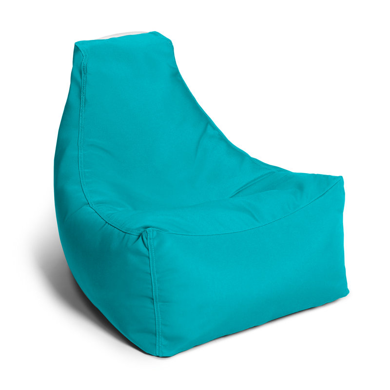 Juniper Jr Outdoor Kids Bean Bag Chair/ Childrens Garden Chair, Light Blue Sunbrella