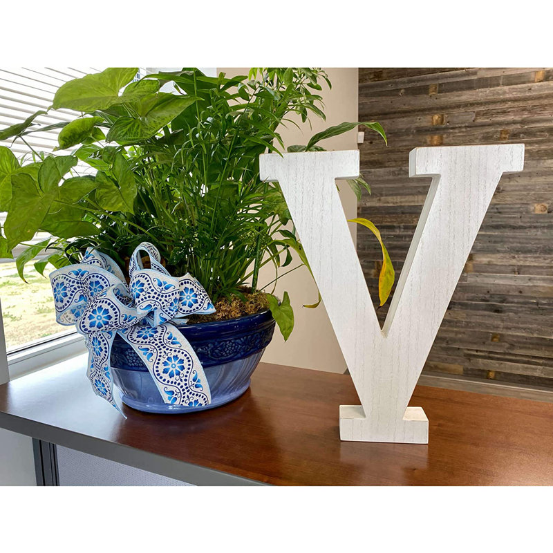 Text & Numbers Letter Block