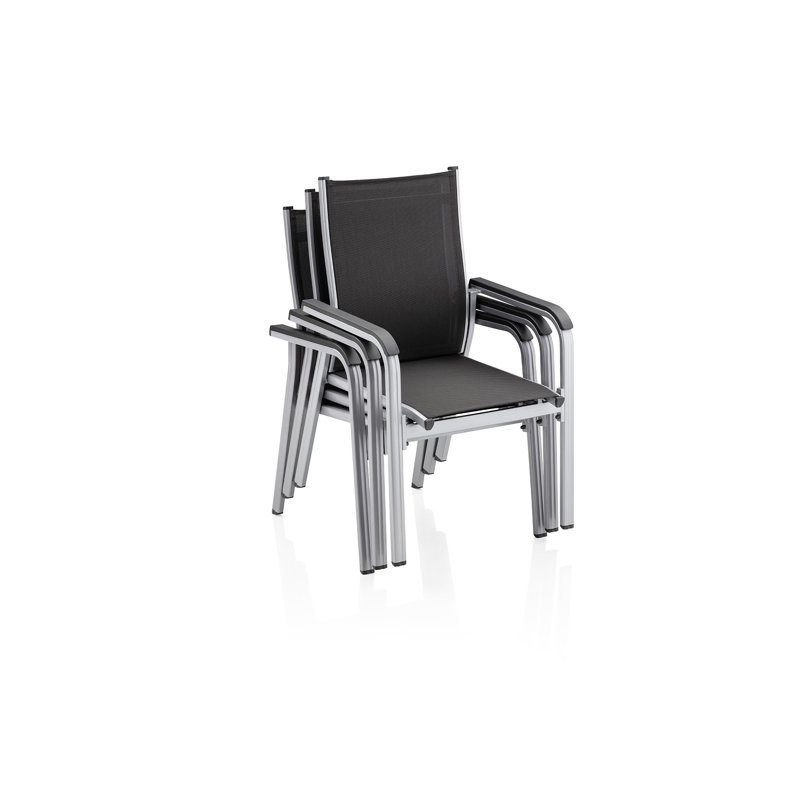 Stapelstuhl Basic Plus, Black