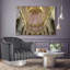 Fauteuil d'appoint pivotant en velours Farrah-30980283-30980287