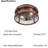 Aceston Glass Flush Mount