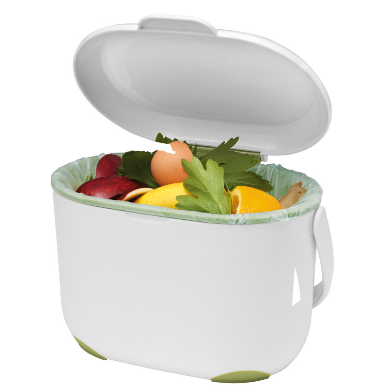 Plastic Odor Resistant Stationary Composter with Latching Lid