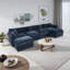 Canapé-lit en chenille moderne avec repose-pieds-1006864264-1006864265