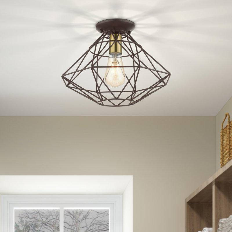 Chandini Flush Mount, Bronze
