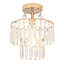 Lustre en cristal 2 lumières Zayley