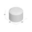 Repose-pieds pouf rond 20 po Goku, hydrofuge-32999738