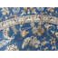 Tapis oriental bleu noué à la main 8 pi 1 po x 8 pi 2 po G14760