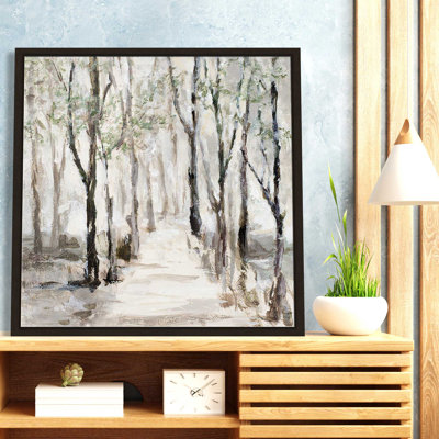 Stroll Through the Woods by Lanie Loreth - Floater Frame Painting on Canvas
