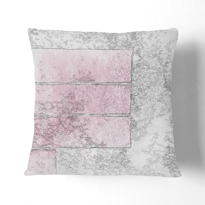 Square Throw Cushion, White, 40cm H x 40cm W x 15cm D