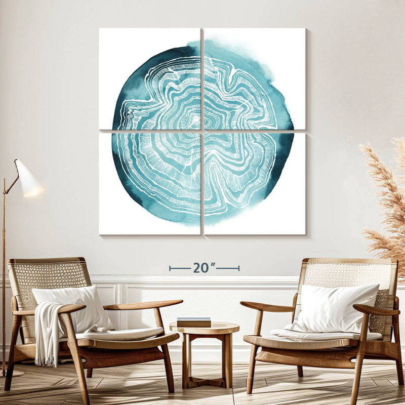 Avery Tree Ring Overlay II, 57" H x 57" W