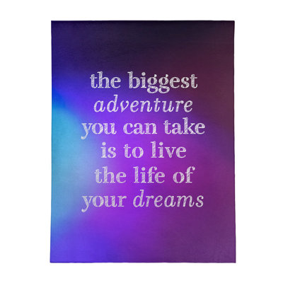 Quotes Chenille Indoor Rug