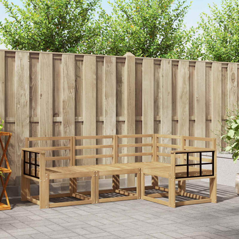 247cm Wide Patio Sofa, 4